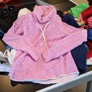 Cozy funnel neck sweatshirt